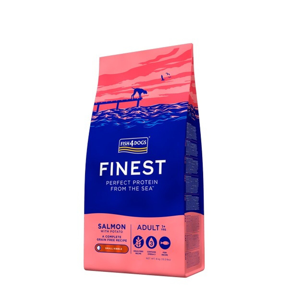 Fish4Dogs Salmon Kibble Dry 6kg Next Day Delivery by 7pm